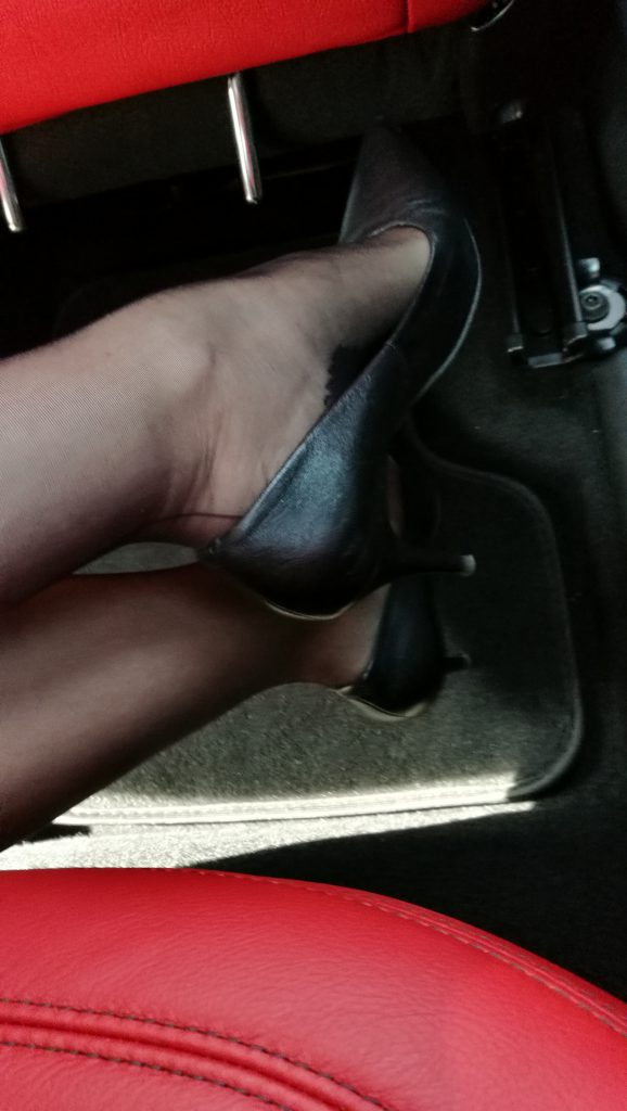 feet in stockings